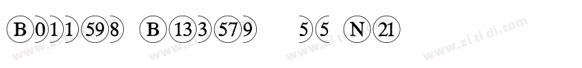 Bullets Bannertype N字体转换